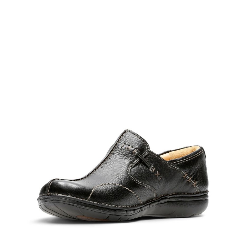 Clarks Un Loop Φλατ Παπουτσια γυναικεια μαυρα | GR728950