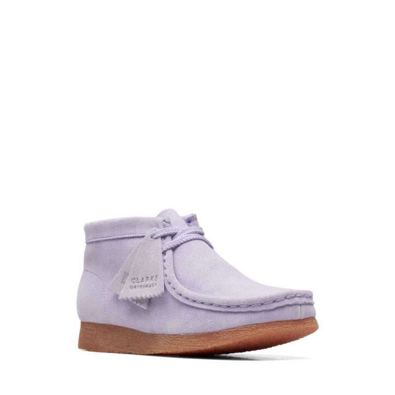 Clarks Wallabee Boot Older Μποτακια για κοριτσια μωβ | GR607821