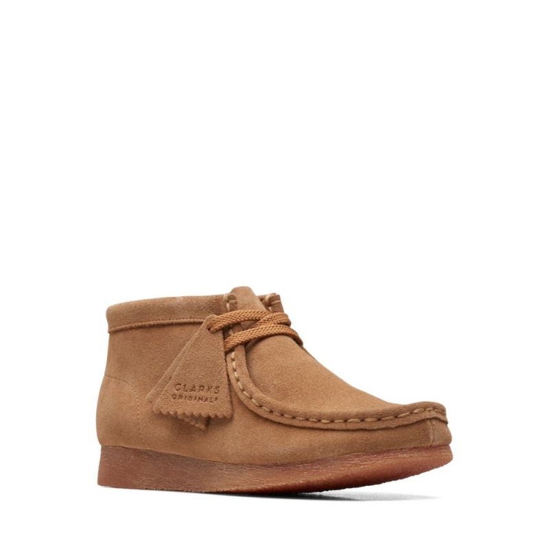 Clarks Wallabee Boot Older Μποτακια για κοριτσια καφε | GR920738