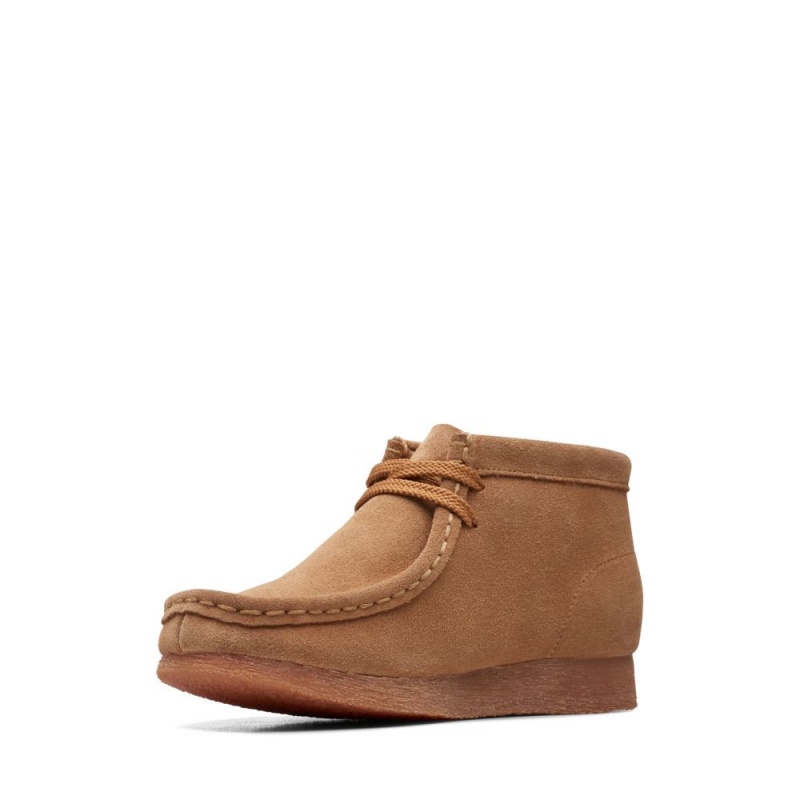 Clarks Wallabee Boot Older Μποτακια για κοριτσια καφε | GR920738