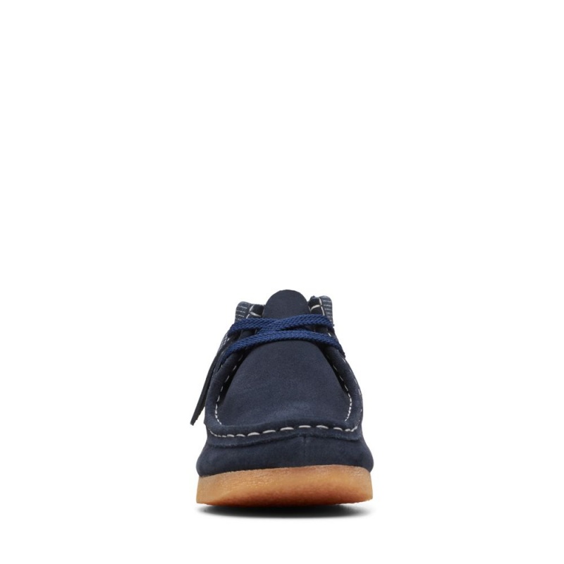 Clarks Wallabee Boot Older Παπουτσια για σχολειο για αγορια σκουρο μπλε | GR269175