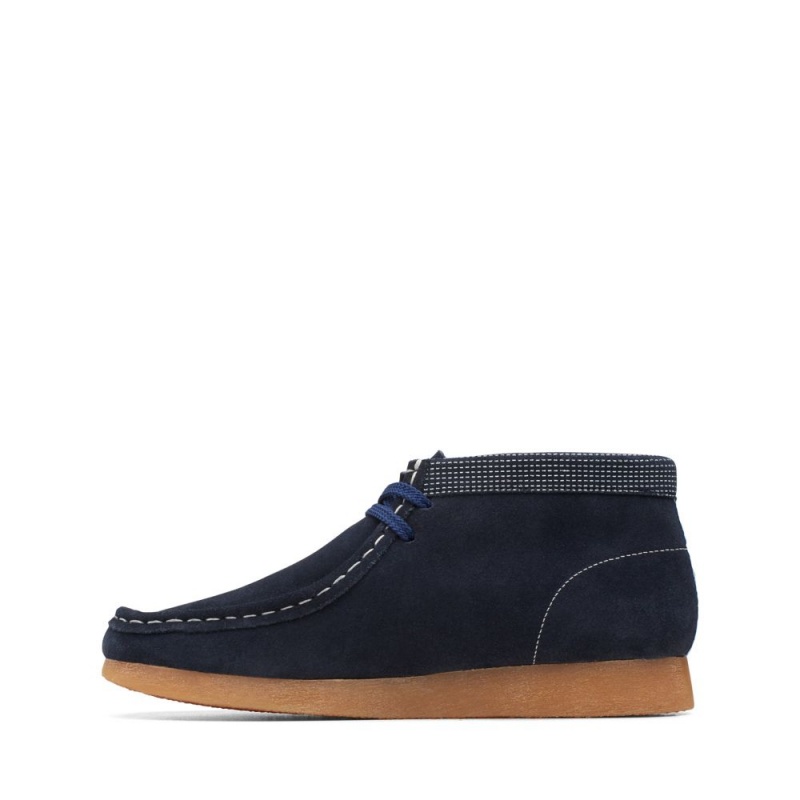 Clarks Wallabee Boot Older Παπουτσια για σχολειο για αγορια σκουρο μπλε | GR269175