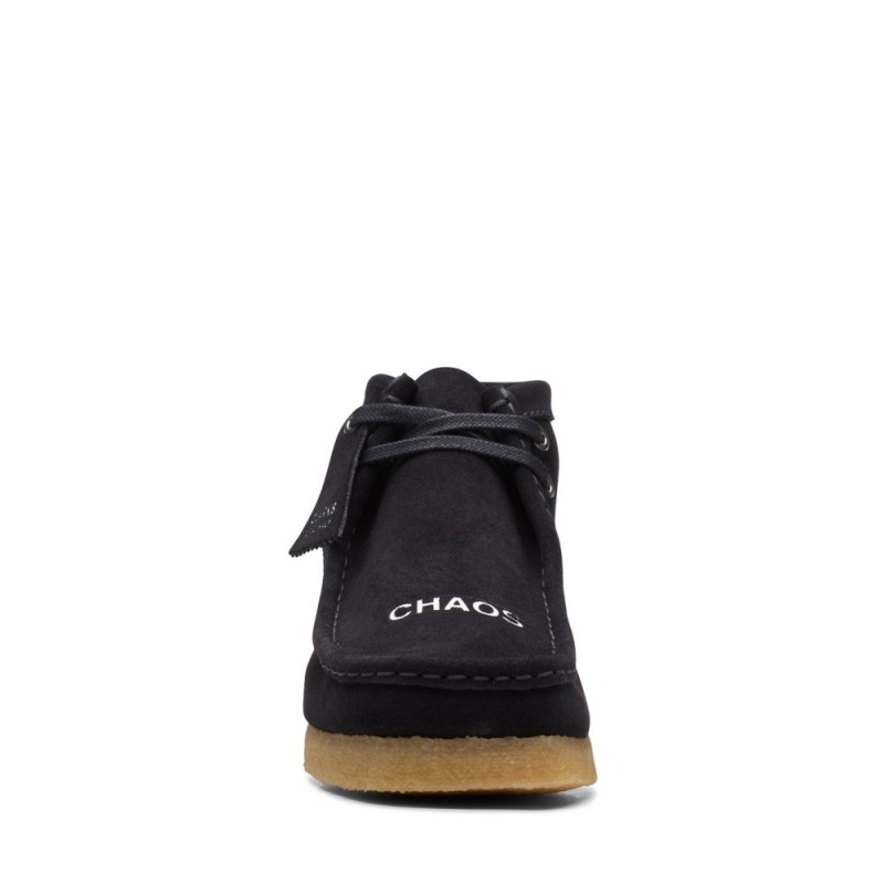 Clarks Wallabee Boot Μποτακια ανδρικα μαυρα | GR267308