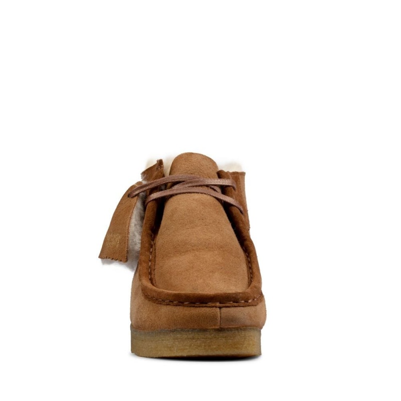 Clarks Wallabee Boot Μποτακια γυναικεια καφε | GR317692