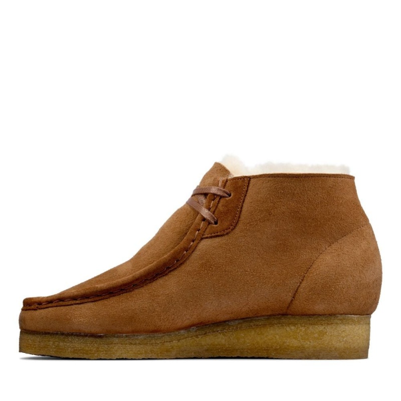 Clarks Wallabee Boot Μποτακια γυναικεια καφε | GR317692