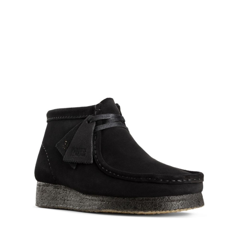 Clarks Wallabee Boot Μποτακια γυναικεια μαυρα | GR359127