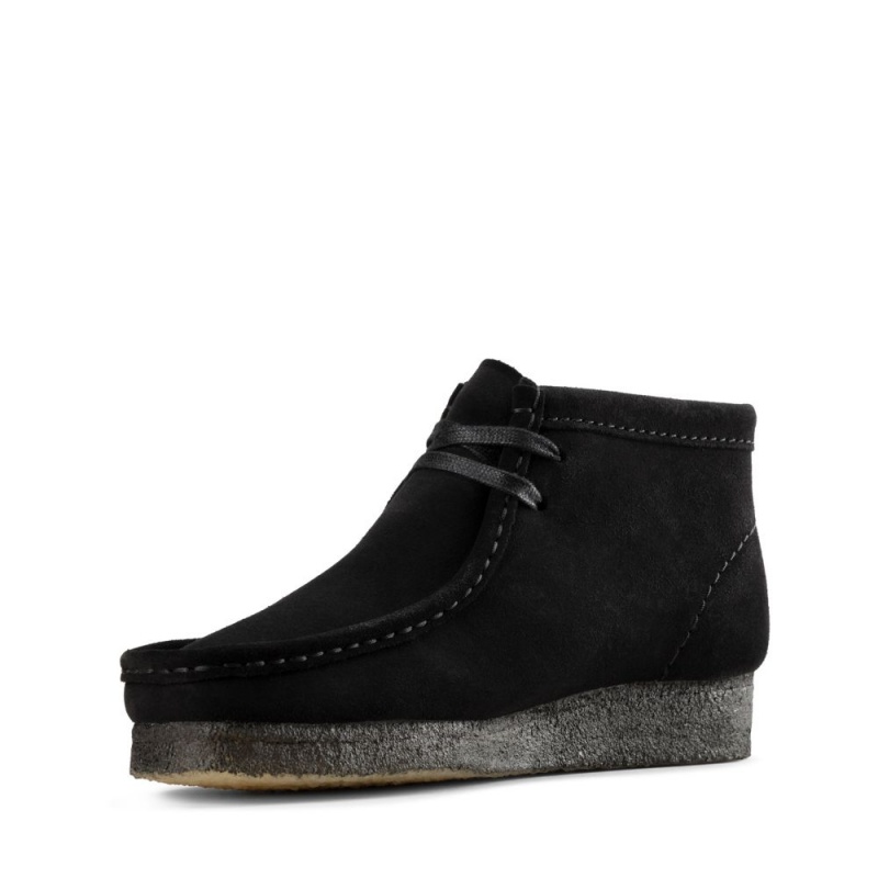 Clarks Wallabee Boot Μποτακια γυναικεια μαυρα | GR359127