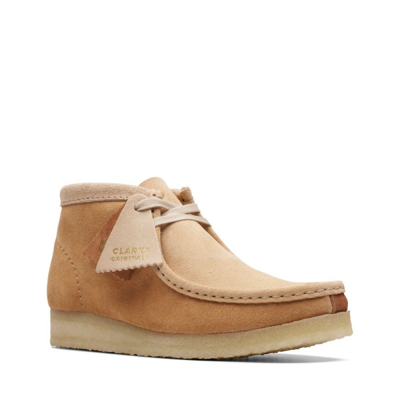 Clarks Wallabee Boot Μποτακια γυναικεια καφε | GR371259