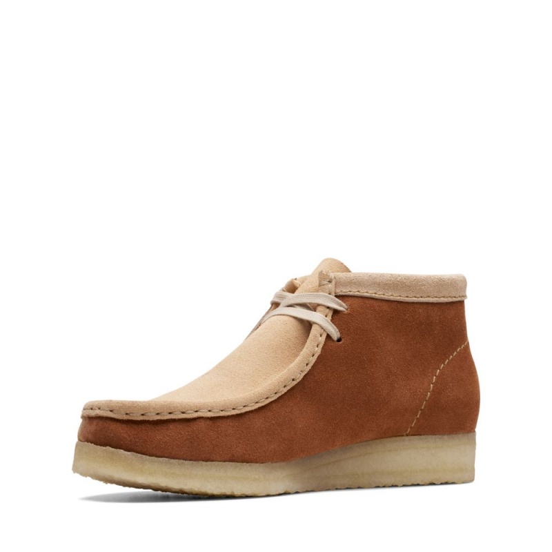 Clarks Wallabee Boot Μποτακια γυναικεια καφε | GR371259