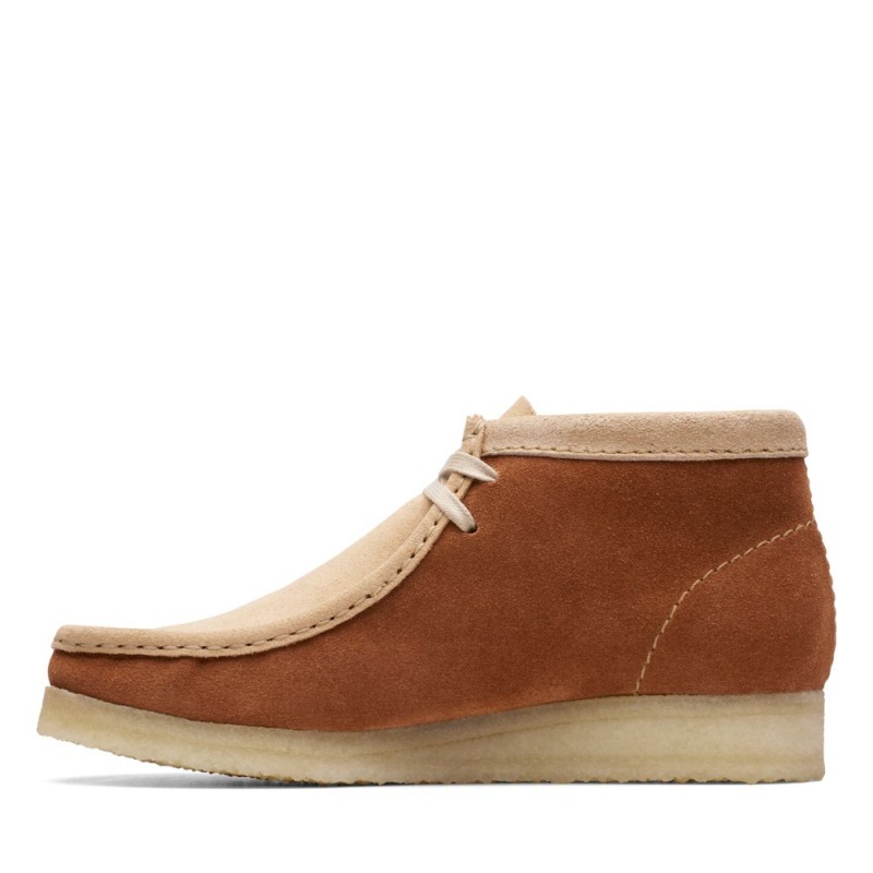 Clarks Wallabee Boot Μποτακια γυναικεια καφε | GR371259