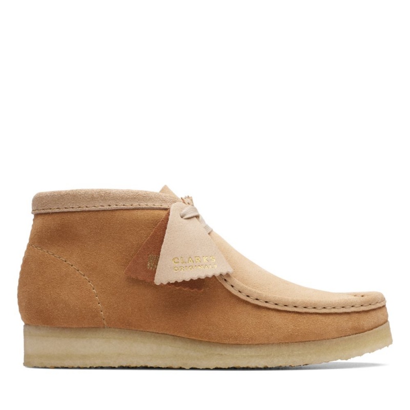 Clarks Wallabee Boot Μποτακια γυναικεια καφε | GR371259