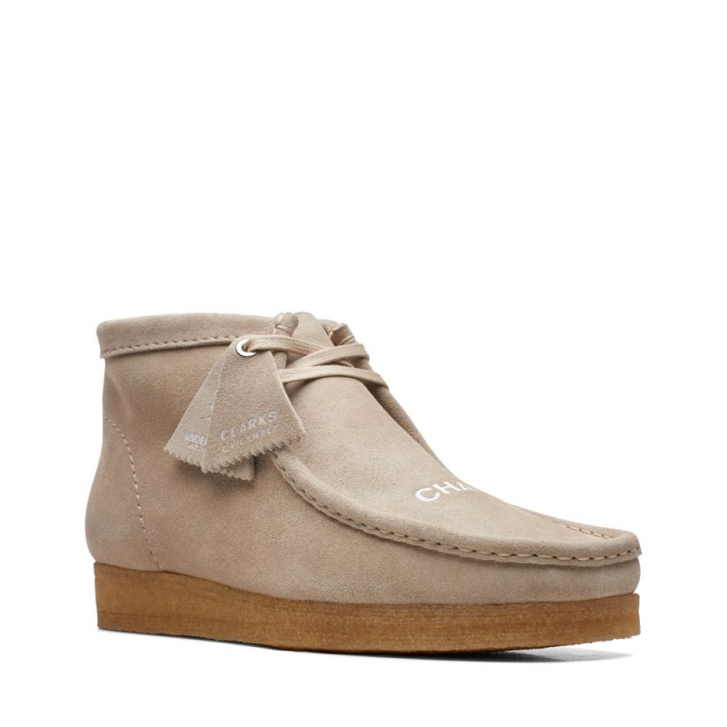 Clarks Wallabee Boot Μποτακια ανδρικα Μπεζ | GR746931