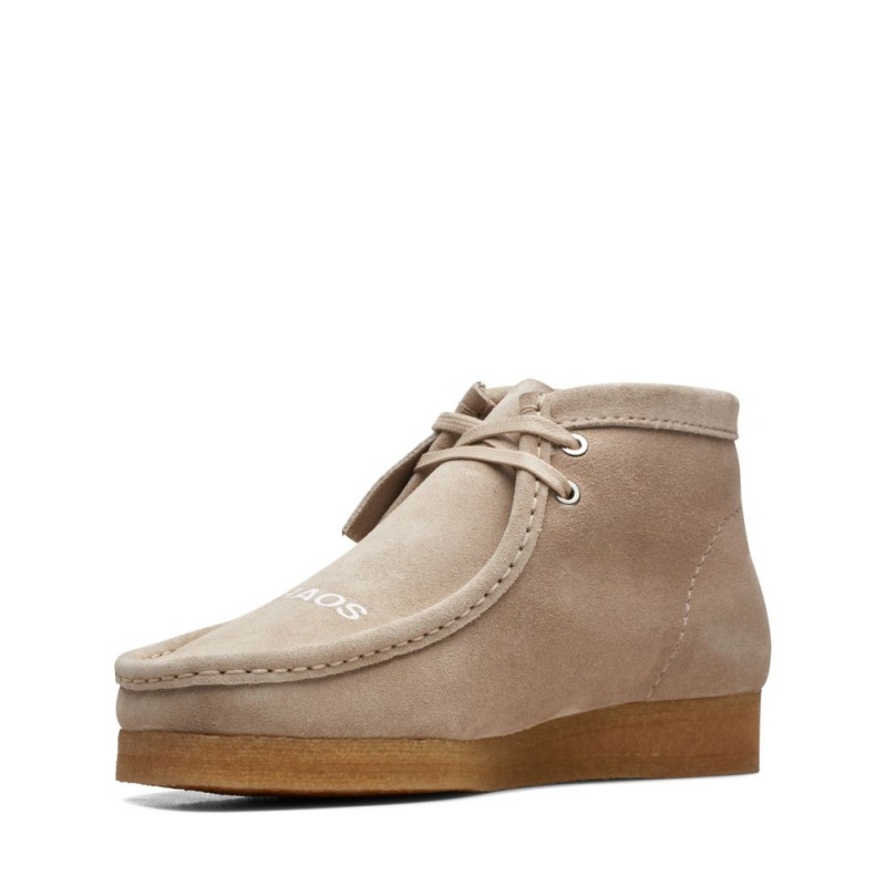 Clarks Wallabee Boot Μποτακια ανδρικα Μπεζ | GR746931