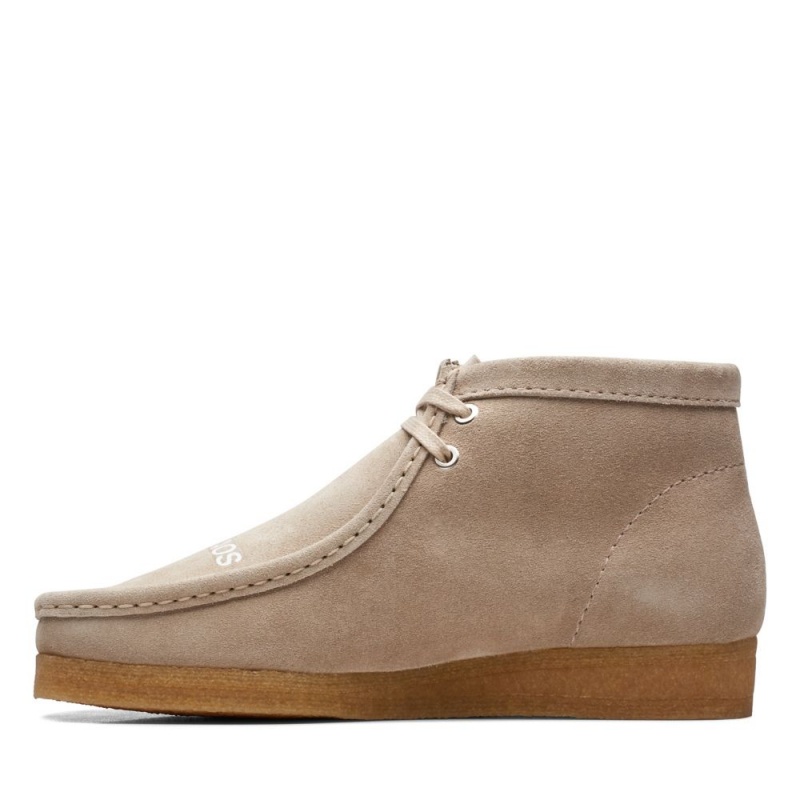 Clarks Wallabee Boot Μποτακια ανδρικα Μπεζ | GR746931