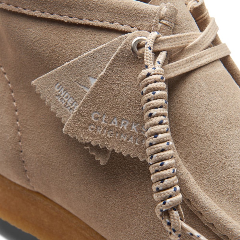 Clarks Wallabee Boot Μποτακια ανδρικα Μπεζ | GR746931