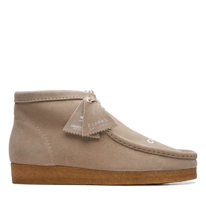 Clarks Wallabee Boot Μποτακια ανδρικα Μπεζ | GR746931