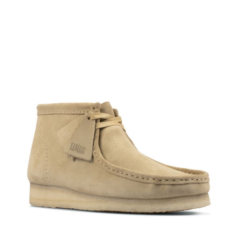 Clarks Wallabee Boot Μποτακια ανδρικα καφε | GR804362