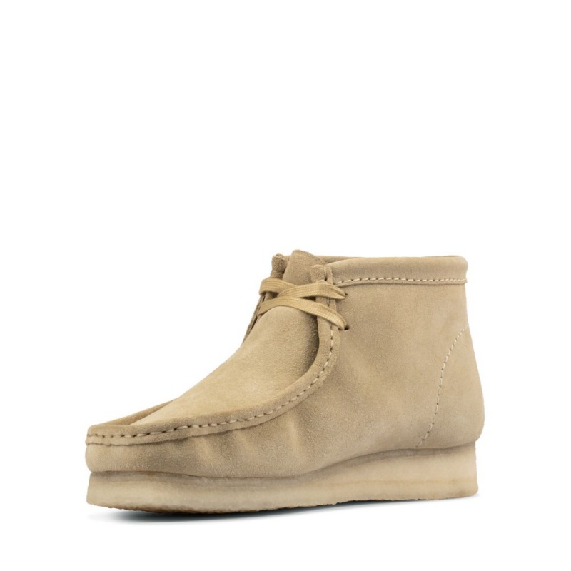 Clarks Wallabee Boot Μποτακια ανδρικα καφε | GR804362