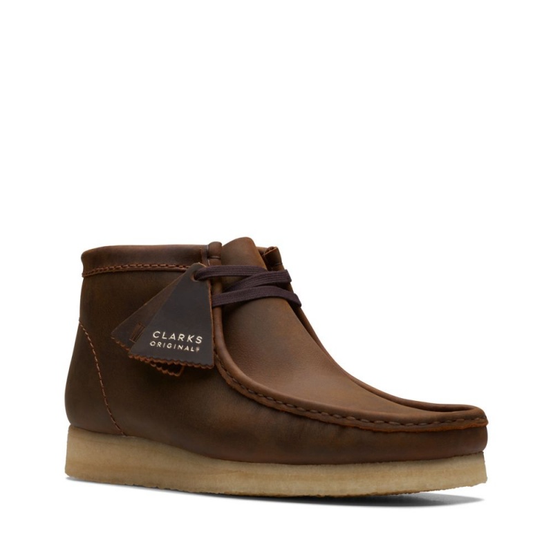 Clarks Wallabee Boot Μποτακια ανδρικα καφε | GR846037