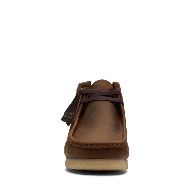 Clarks Wallabee Boot Μποτακια ανδρικα καφε | GR846037