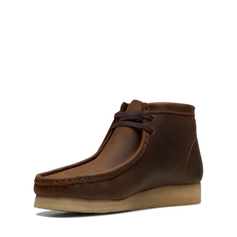 Clarks Wallabee Boot Μποτακια ανδρικα καφε | GR846037