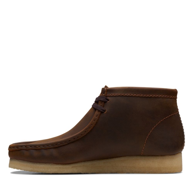 Clarks Wallabee Boot Μποτακια ανδρικα καφε | GR846037