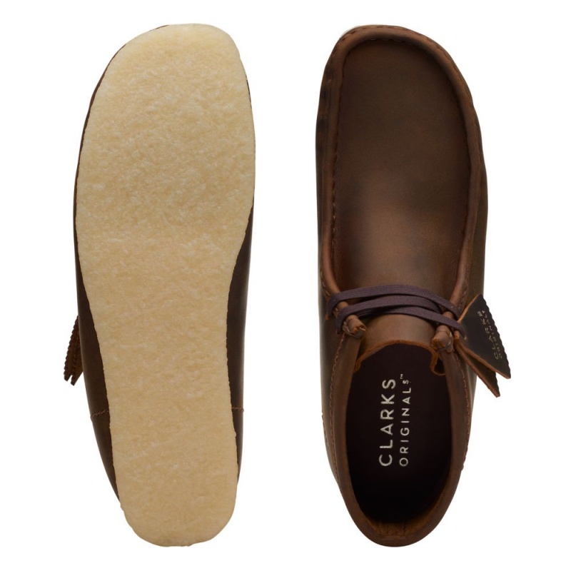 Clarks Wallabee Boot Μποτακια ανδρικα καφε | GR846037