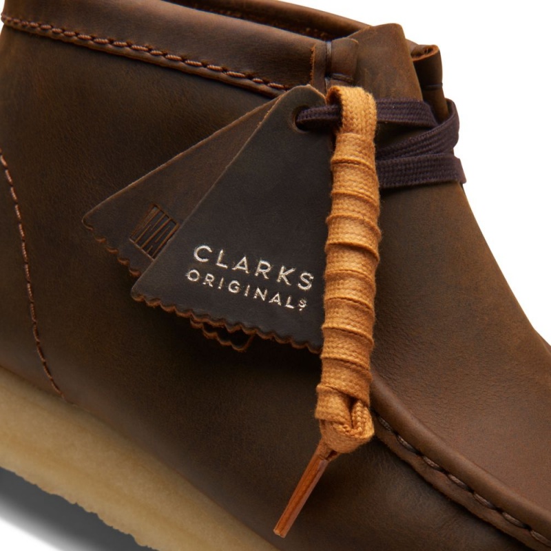 Clarks Wallabee Boot Μποτακια ανδρικα καφε | GR846037