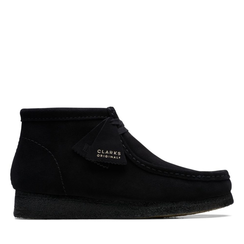 Clarks Wallabee Boot Μποτακια ανδρικα μαυρα | GR932864