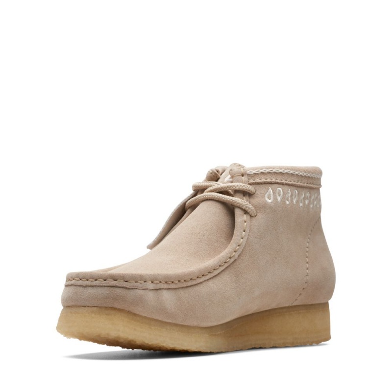 Clarks Wallabee Boot Μποτακια ανδρικα καφε | GR984612