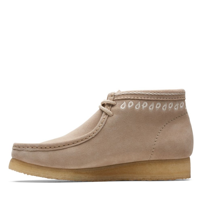 Clarks Wallabee Boot Μποτακια ανδρικα καφε | GR984612