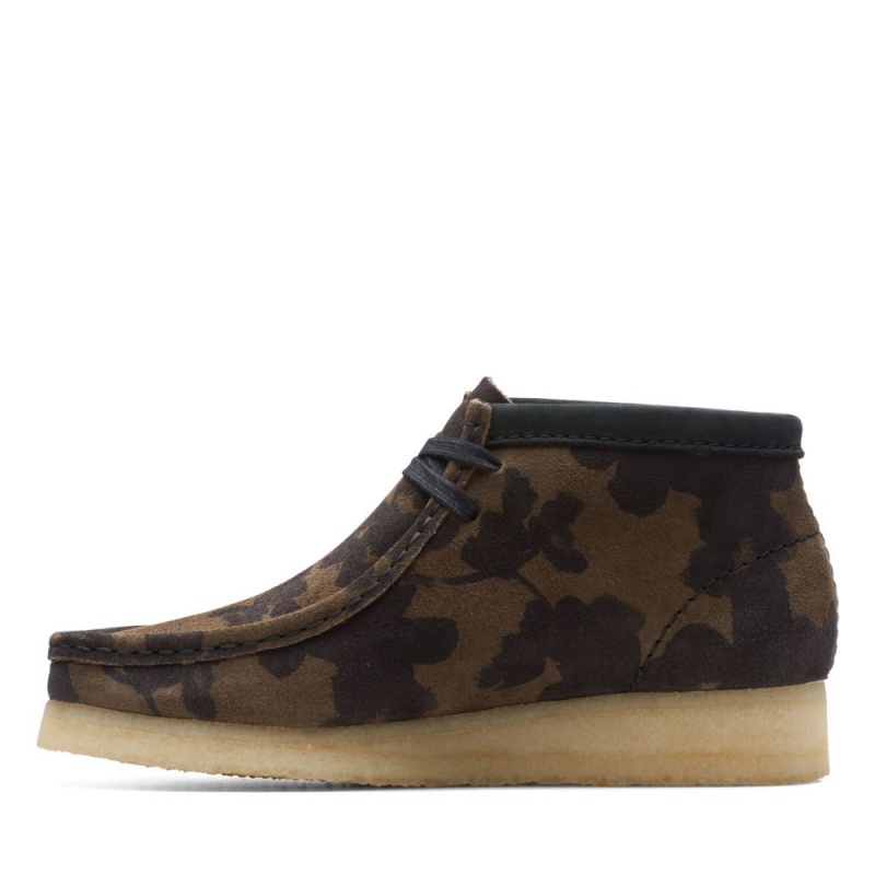 Clarks Wallabee Boot Μποτακια γυναικεια μαυρα καφε | GR879436