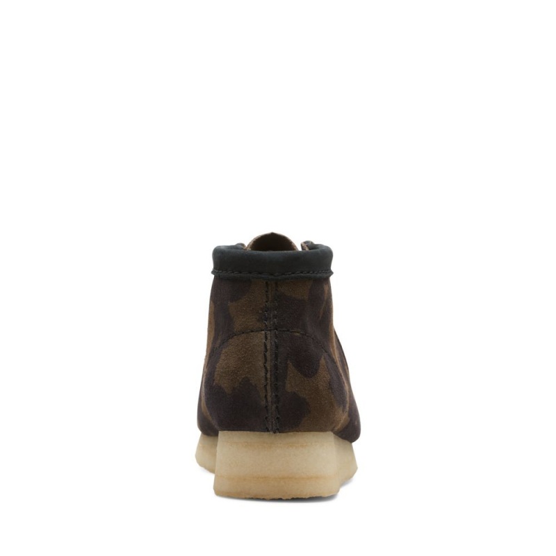 Clarks Wallabee Boot Μποτακια γυναικεια μαυρα καφε | GR879436