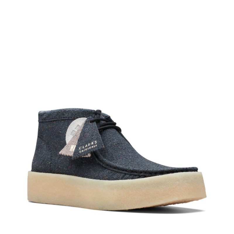 Clarks Wallabee Cup Boot Μποτεσ ανδρικα μαυρα | GR510976