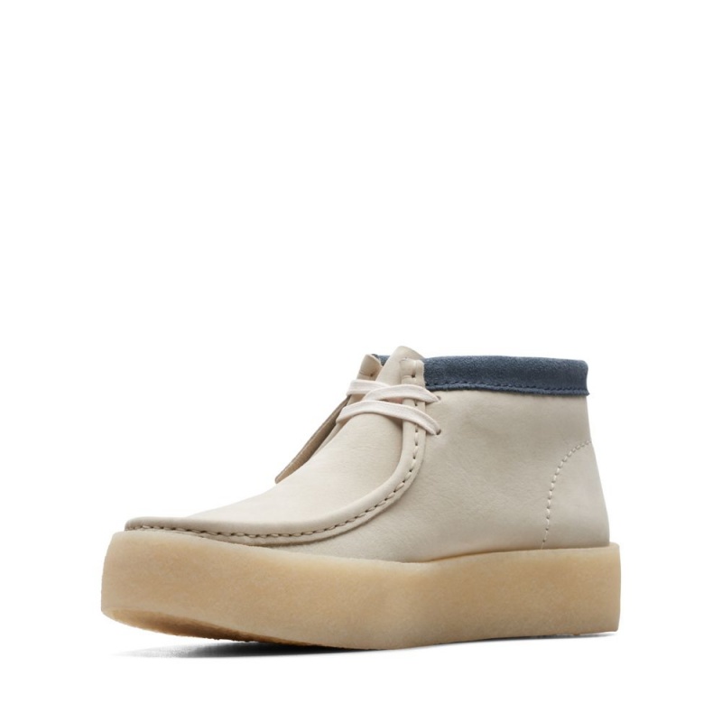 Clarks Wallabee Cup Boot Μποτεσ ανδρικα ασπρα | GR831752