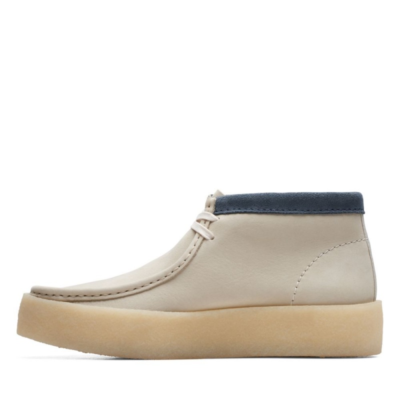 Clarks Wallabee Cup Boot Μποτεσ ανδρικα ασπρα | GR831752