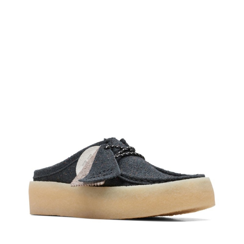 Clarks Wallabee Cup Lo Παπουτσια γυναικεια μαυρα | GR639574