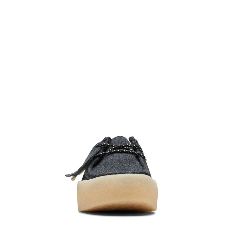 Clarks Wallabee Cup Lo Παπουτσια γυναικεια μαυρα | GR639574