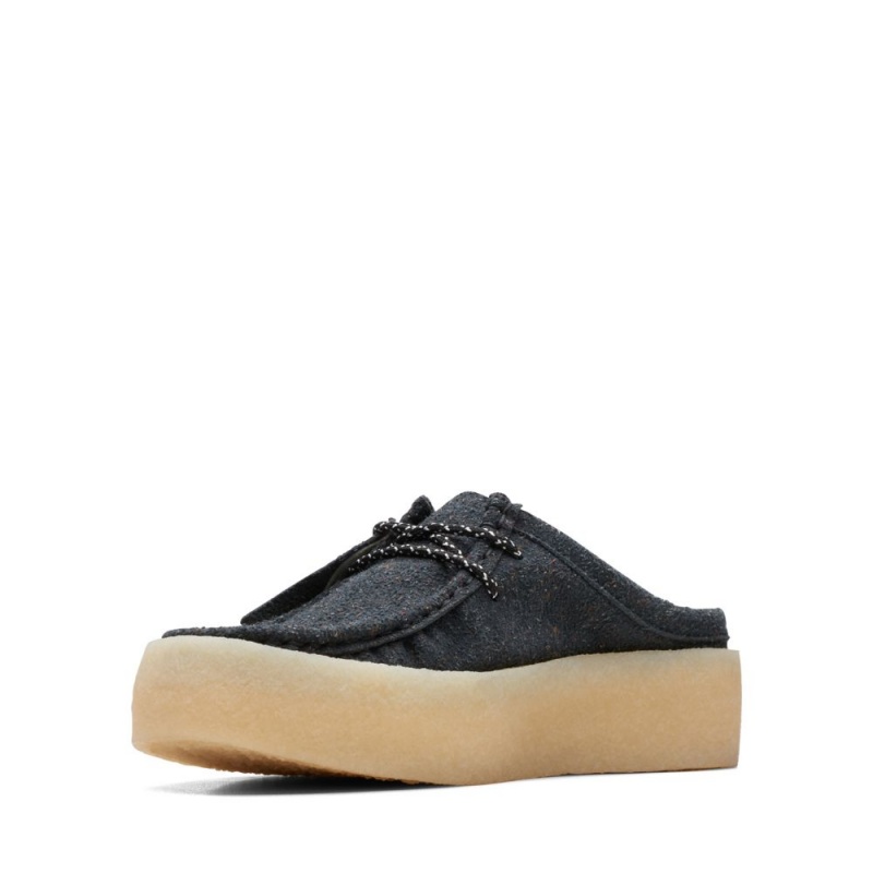 Clarks Wallabee Cup Lo Παπουτσια γυναικεια μαυρα | GR639574