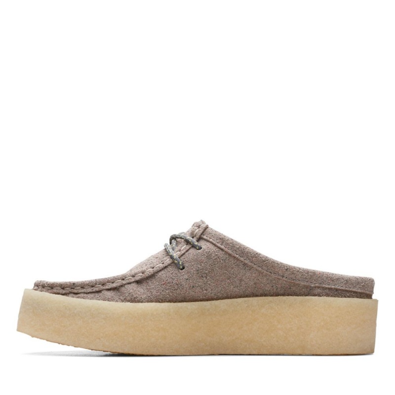 Clarks Wallabee Cup Lo Παπουτσια γυναικεια γκρι | GR985146