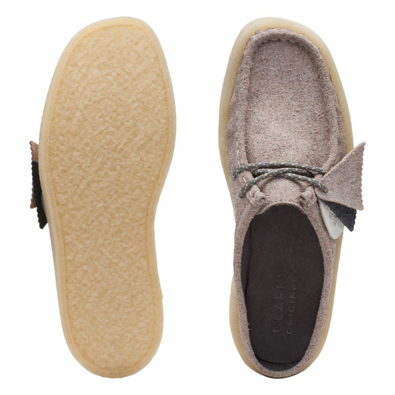 Clarks Wallabee Cup Lo Παπουτσια γυναικεια γκρι | GR985146