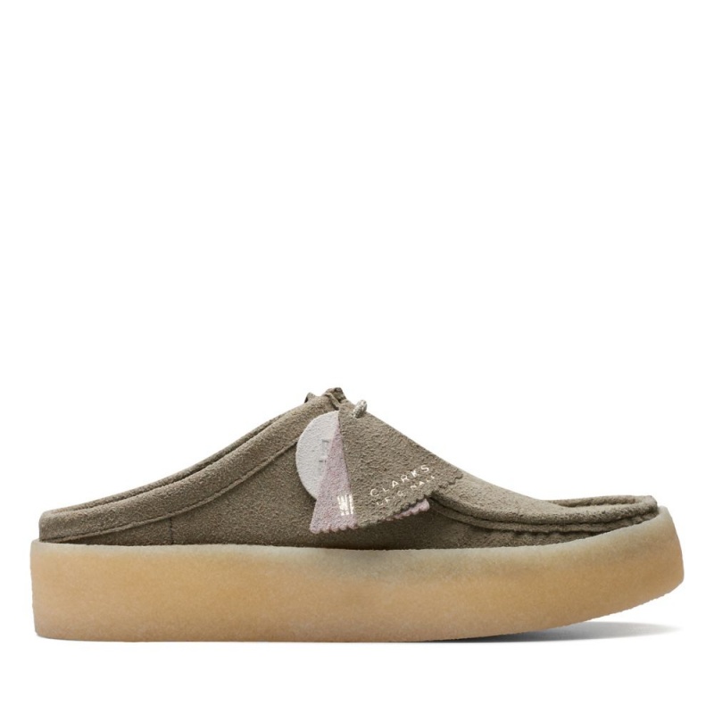 Clarks Wallabee Cup Lo Αθλητικα Παπουτσια ανδρικα Ελιά | GR417950