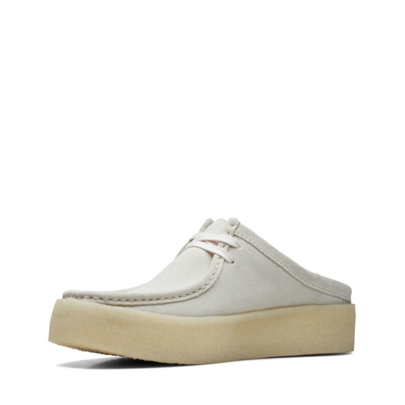 Clarks Wallabee Cup Lo Αθλητικα Παπουτσια ανδρικα ασπρα | GR479856