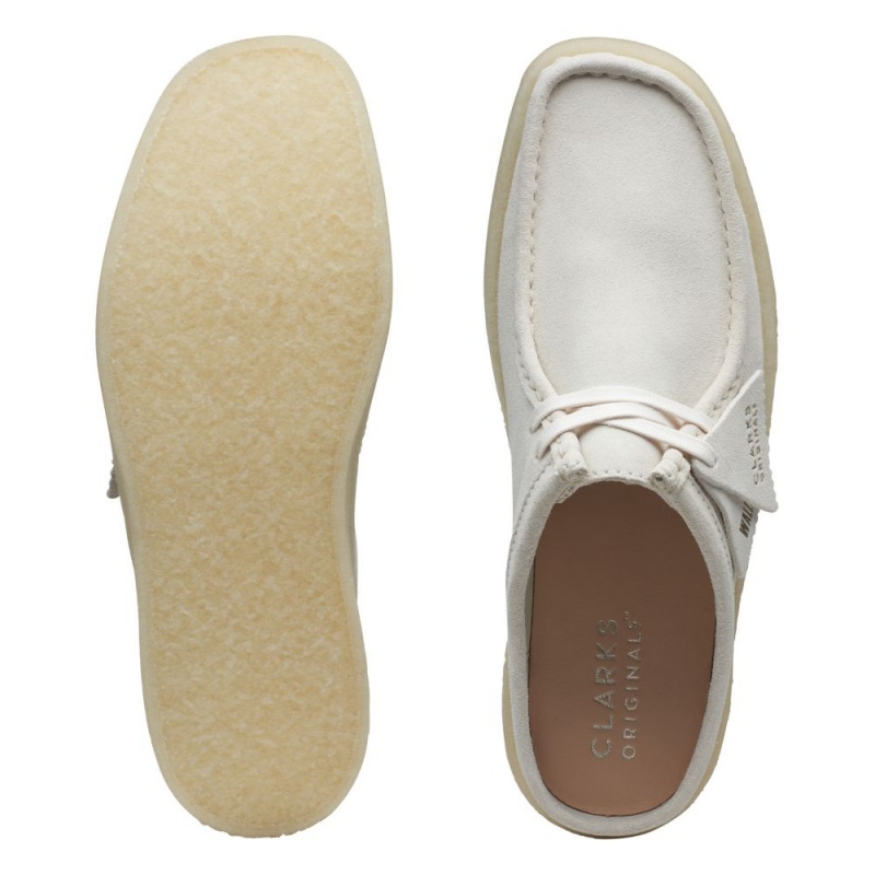 Clarks Wallabee Cup Lo Αθλητικα Παπουτσια ανδρικα ασπρα | GR479856