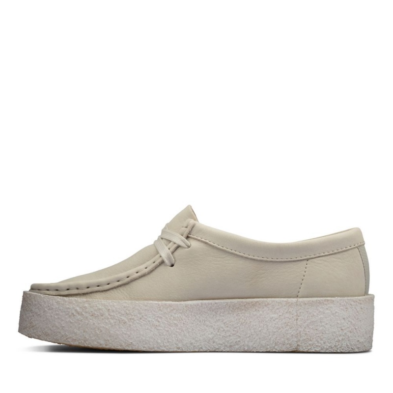 Clarks Wallabee Cup Παπουτσια γυναικεια ασπρα | GR714825