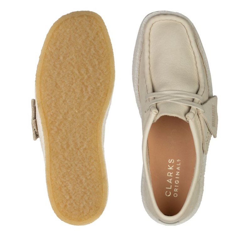 Clarks Wallabee Cup Παπουτσια γυναικεια ασπρα | GR714825