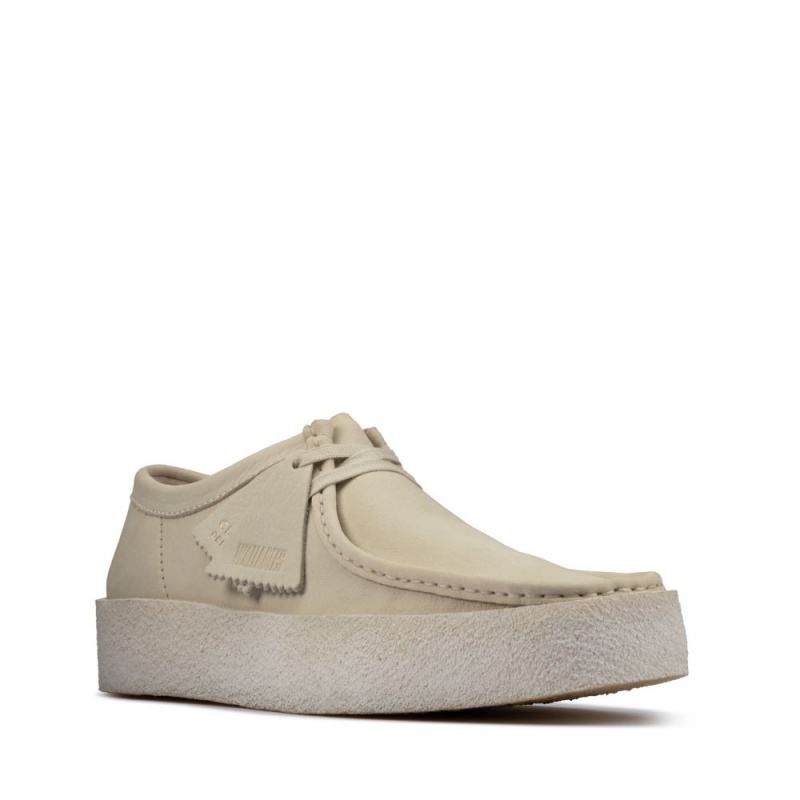 Clarks Wallabee Cup Αθλητικα Παπουτσια ανδρικα ασπρα | GR205976