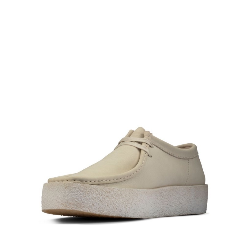 Clarks Wallabee Cup Αθλητικα Παπουτσια ανδρικα ασπρα | GR205976