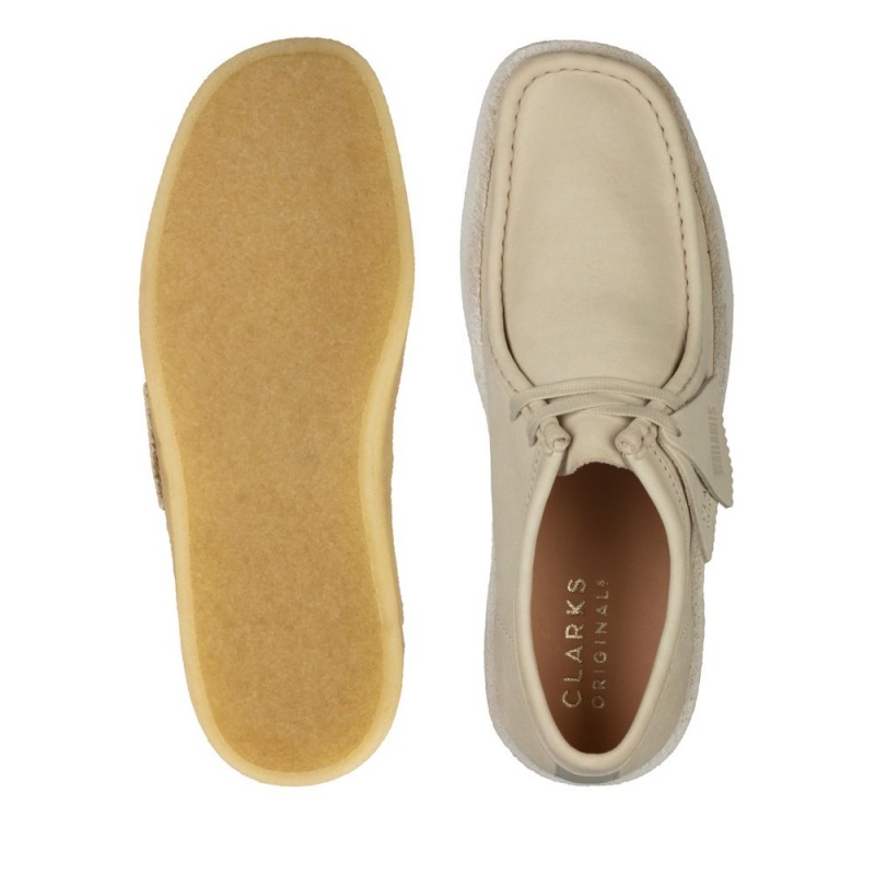 Clarks Wallabee Cup Αθλητικα Παπουτσια ανδρικα ασπρα | GR205976