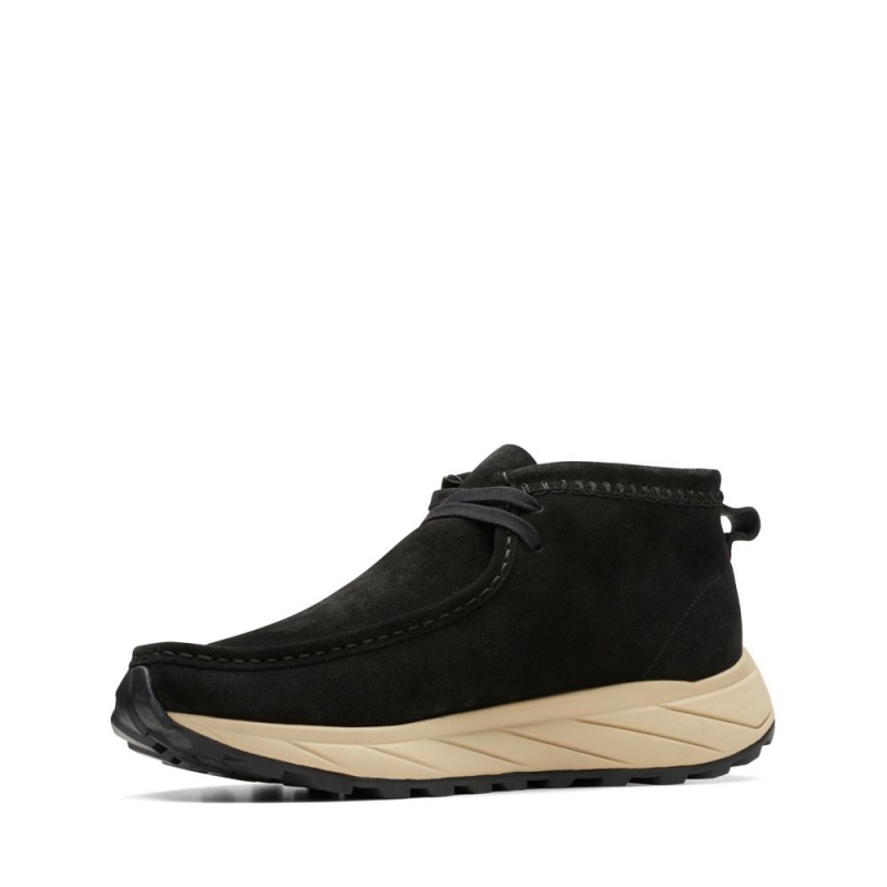 Clarks Wallabee Eden Παπουτσια ανδρικα μαυρα | GR406357